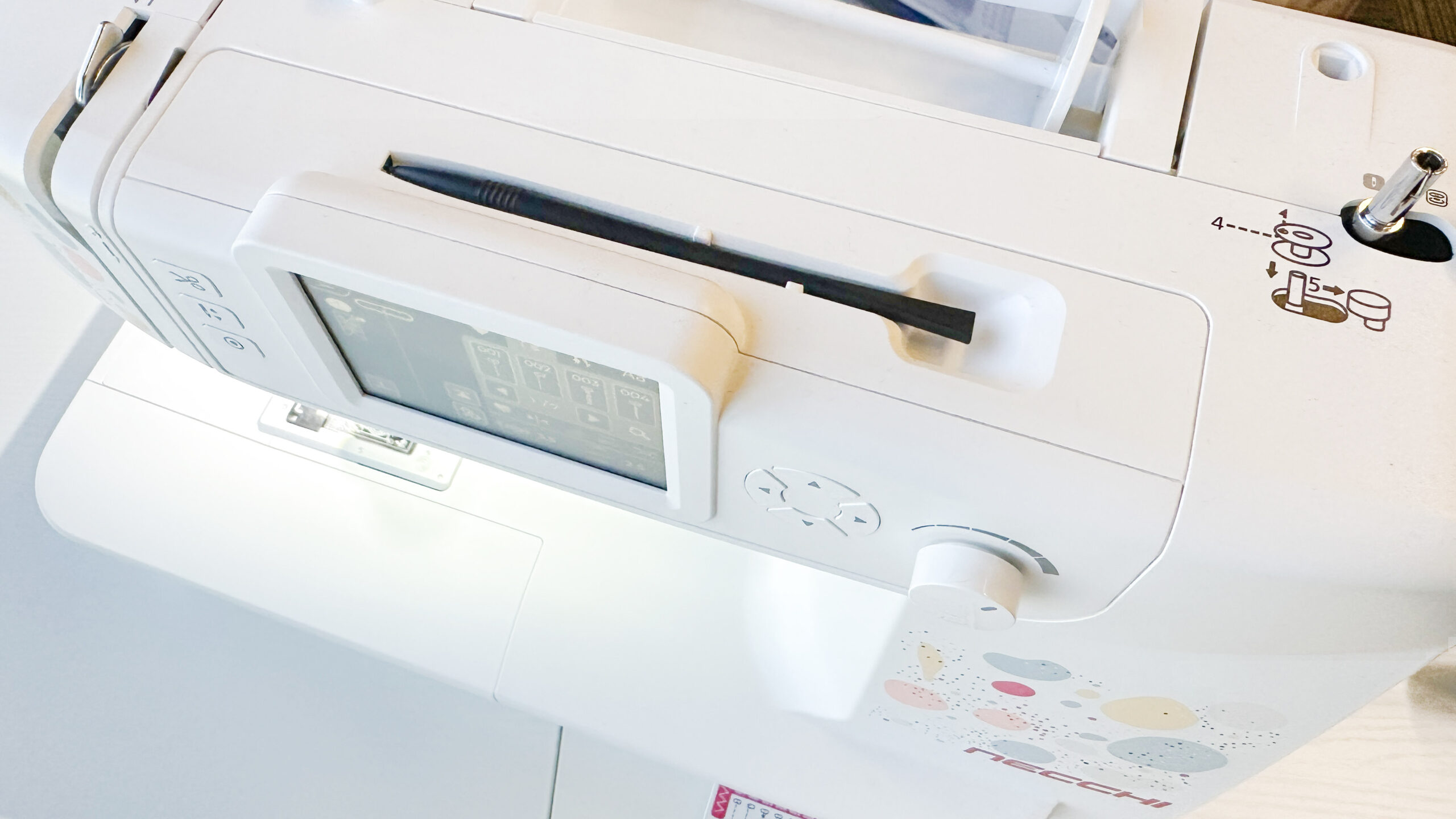 NECCHI NE210 built-in stylus for color touch screen display